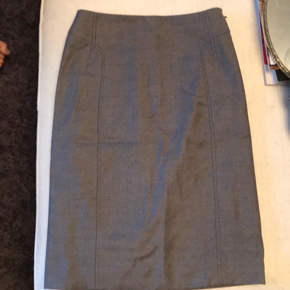Chado Ralph Rucci Grey Straight skirt